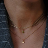 Charm Peridot (silver)