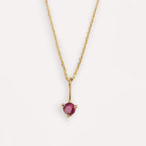 Charm Ruby (gold)