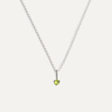 Charm Peridot (silver)