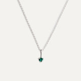 Charm Emerald (silver)