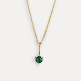 Charm Emerald (gold)